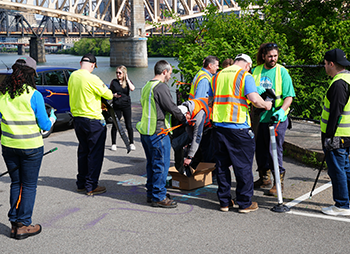 ALCOSAN litter clean up day