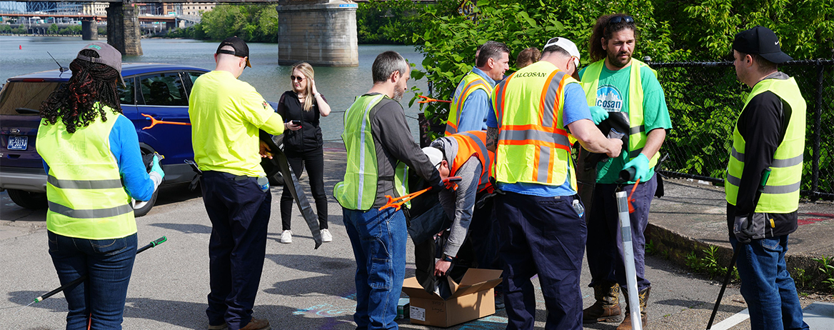 ALCOSAN employees gearing up for Litter Clean Up Day