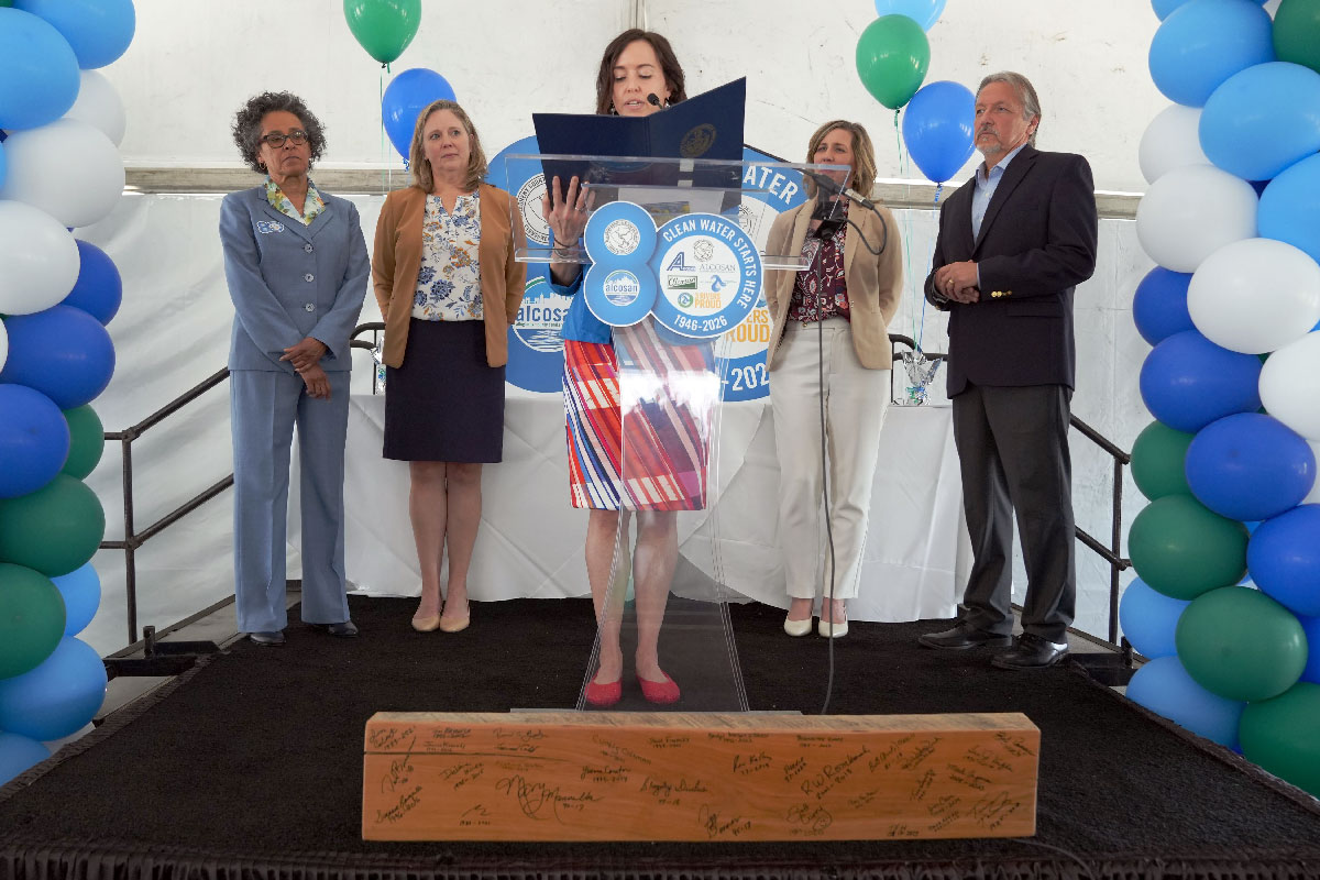 Plaque dedication ceremony