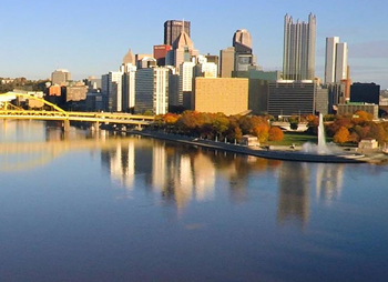 Pittsburgh River Skyline