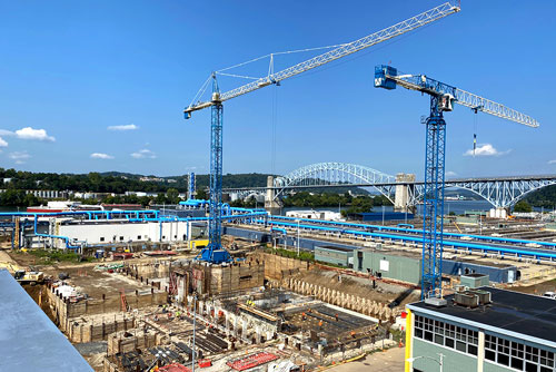 Construction at the ALCOSAN treatment plant