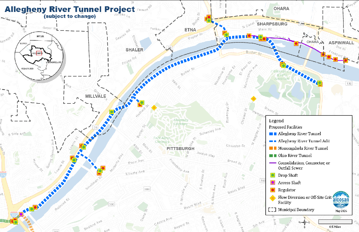 Allegheny River Tunnel | ALCOSAN