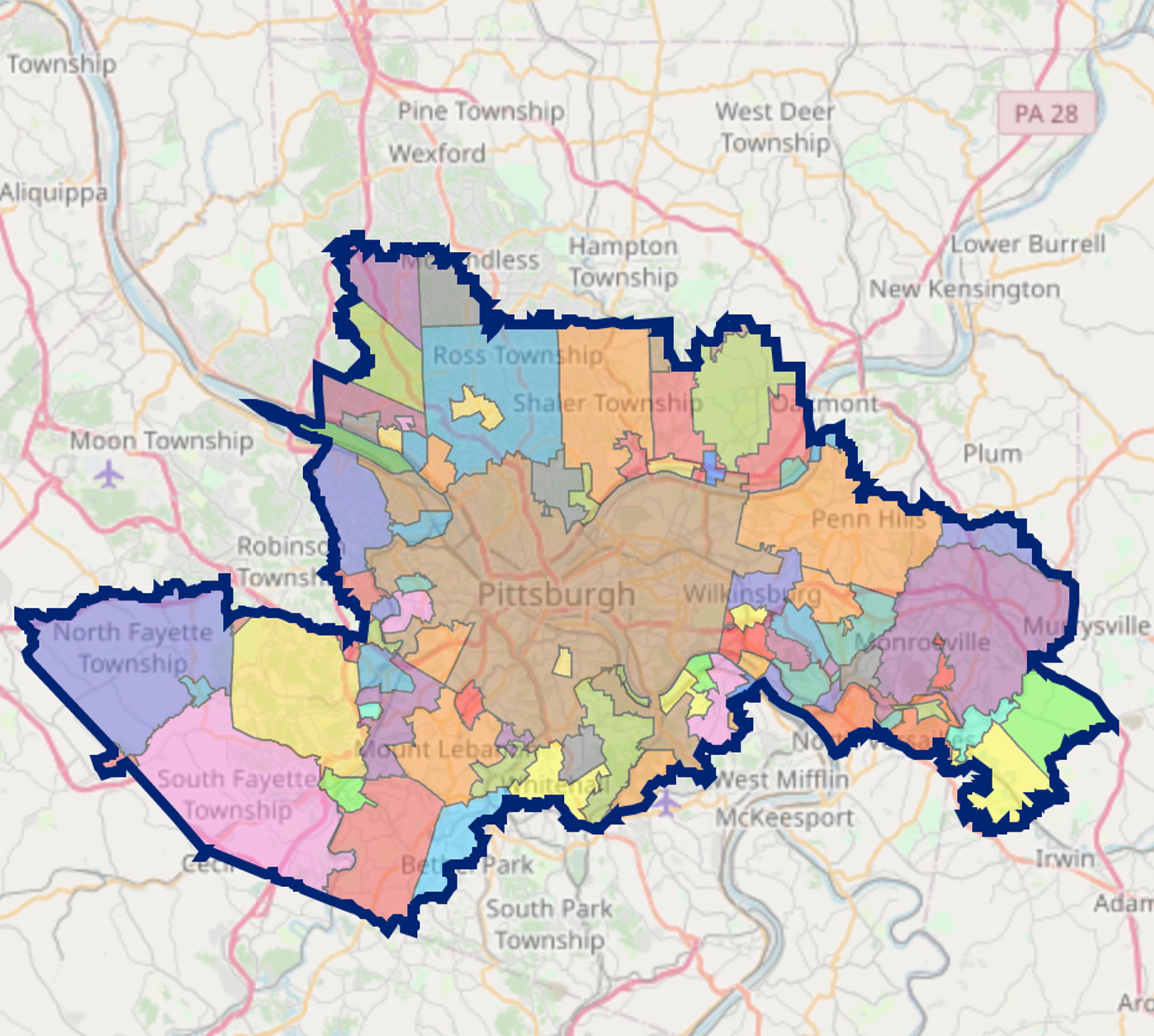 Service Area Map