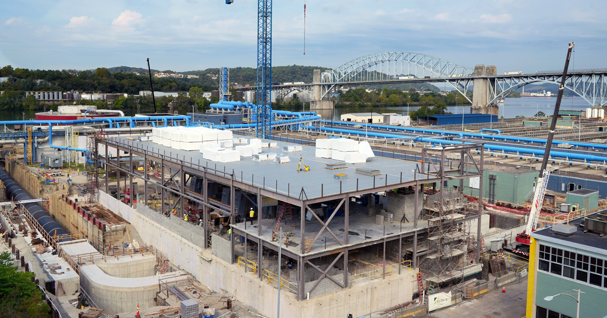 East Headworks, September 2023