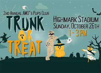 River Hounds Trunk or Treat October 26, 1-3pm