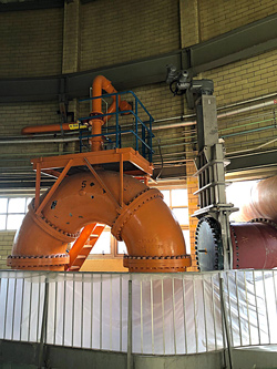 Pump Inside the Main Pump Station