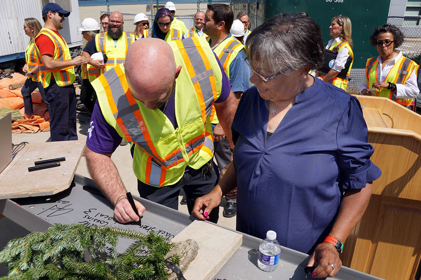 Environmental Compliance Facility  Topping Out Ceremony on Friday, June 2, 2023