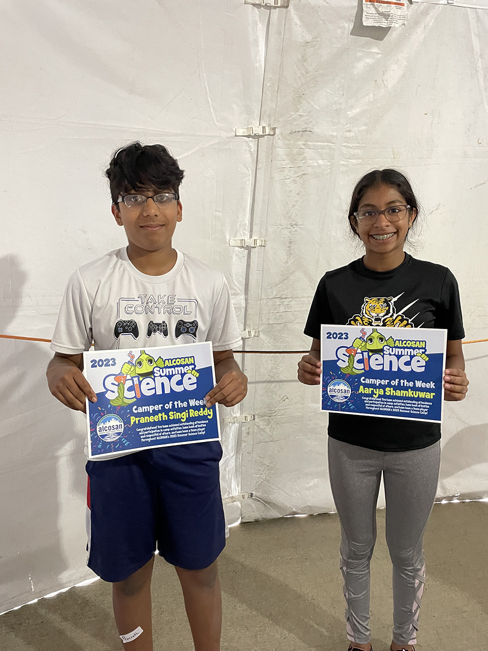 Summer Science Award Winners