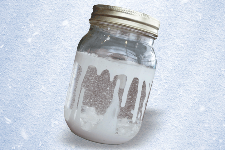 Snowstorm in a Jar