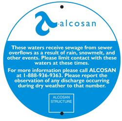 An Example Outfall Sign